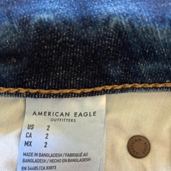 American Eagle denim mini skirt Size 2 - Picture 4 of 4